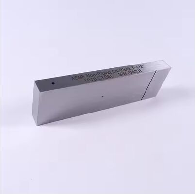 ASME Non-Piping Cal Block T=1/2 Inch ASME TYPE 1018 Steel Calibration Block For UT Shear Wave (1/2 Inch Thickness)