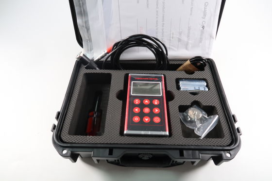 TMV120 Medidor de vibração portátil USB retroiluminado Baterias de dois botões