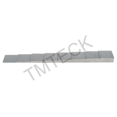 Bloco de Calibração de 8 Degraus em Alumínio 7075 com Espessura de 1-2-3-4-5-6-7-8 mm para Ensaio por Ultrassom