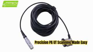 Codificador de miniroda universal TMTeck, compatível com cunhas PA padrão Olympus NDT para Phased Array